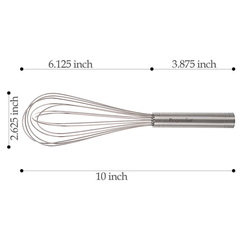Prep Solutions 10" Stainless Steel Balloon Whisk - Image 2