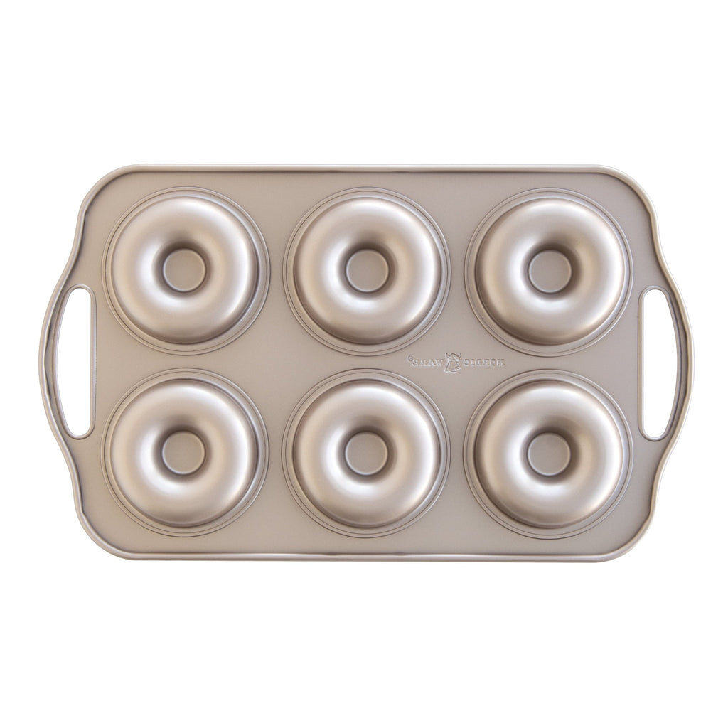 6 Cavity Nonstick Steel Donut Pan - Image 5