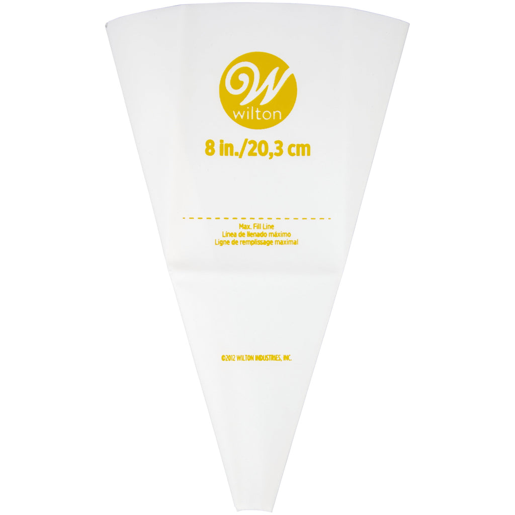 (4 pack) Wilton Reusable Featherweight Decorating Piping Bag, Plastic, 8-in. - Image 2