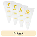 (4 pack) Wilton Reusable Featherweight Decorating Piping Bag, Plastic, 8-in.