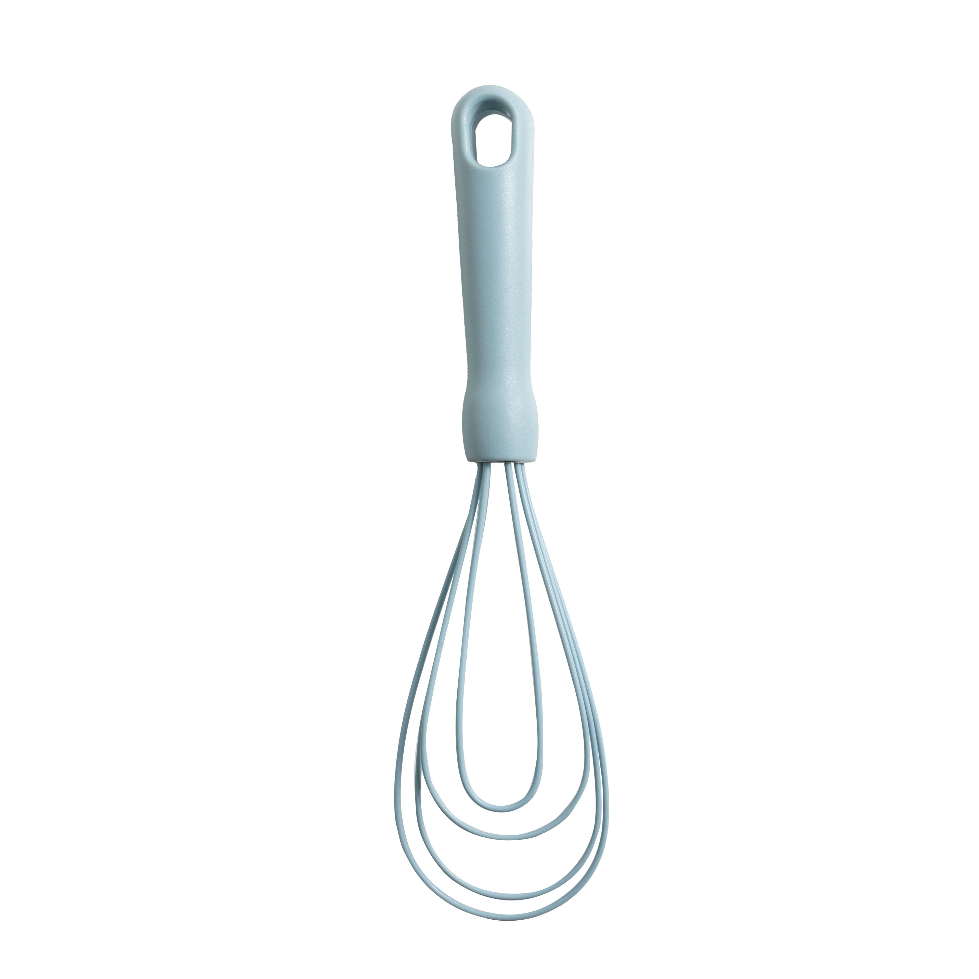 Mainstays 3-Piece Silicone Whisk Set, 10.5"/10.4"/9.6" L, Blue Color - Image 6