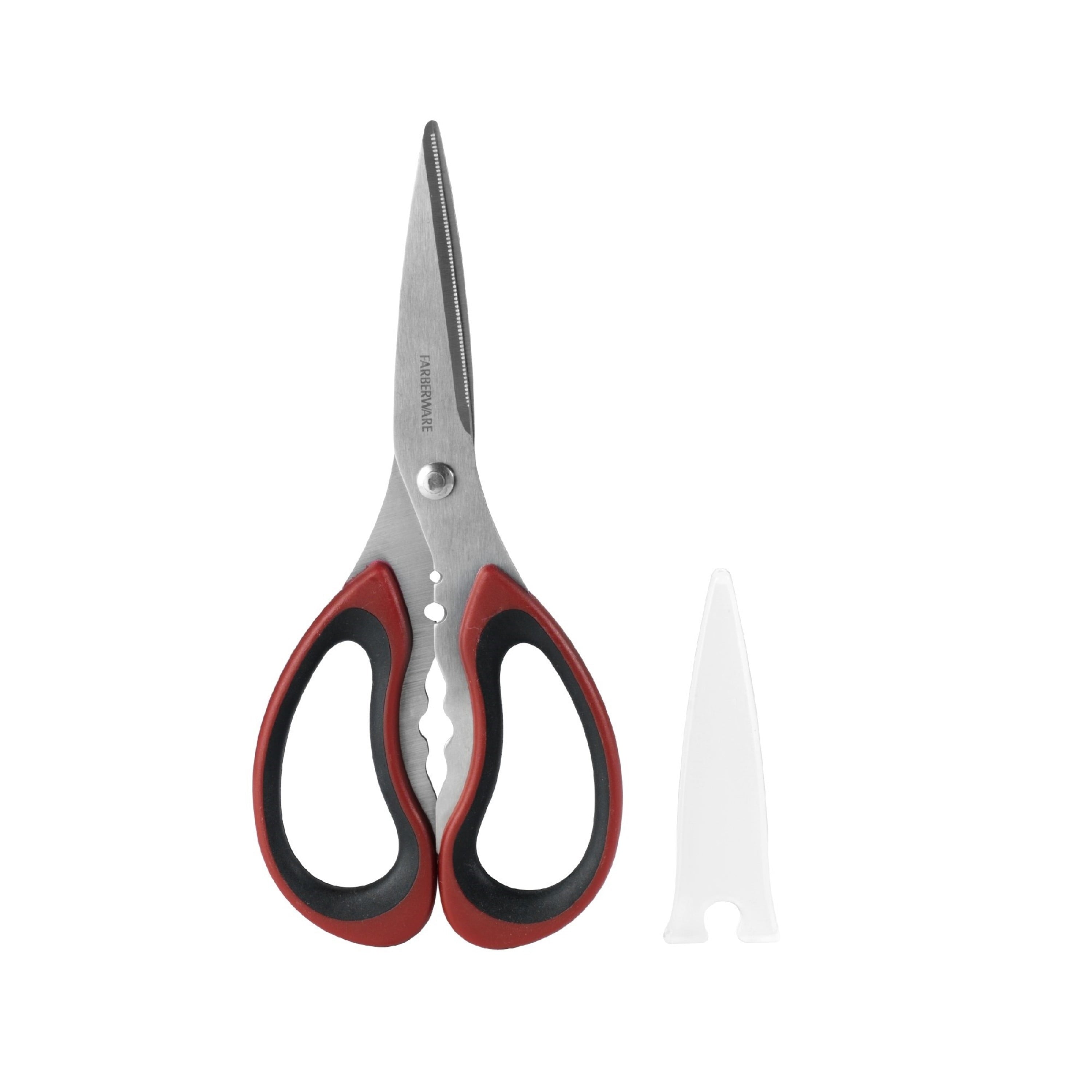 Soft Grips Stainless Steel Kitchen and Herb Shears with Red and Black Handle