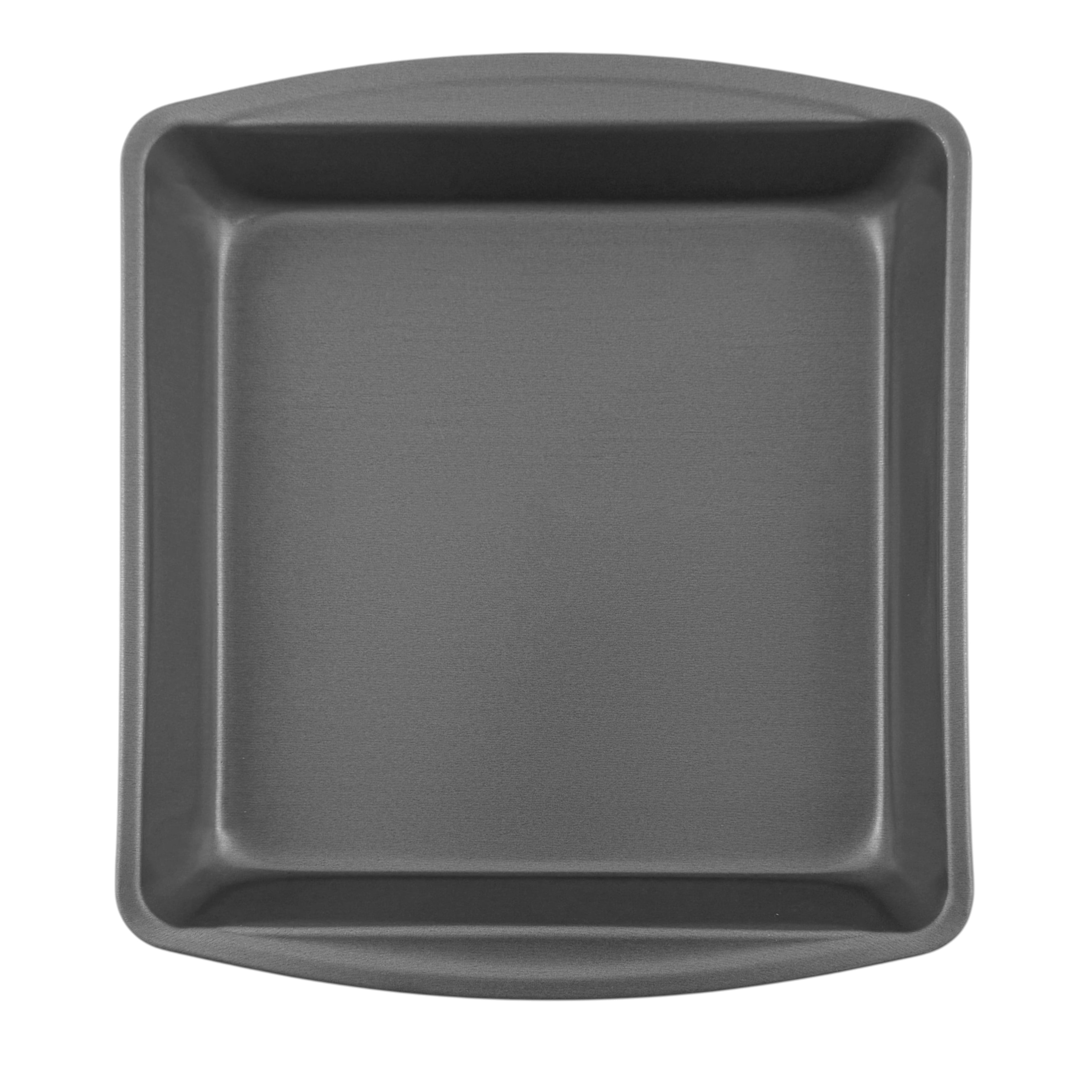Mainstays 9" x 9" x 2" Nonstick Square Cake Pan, Gray