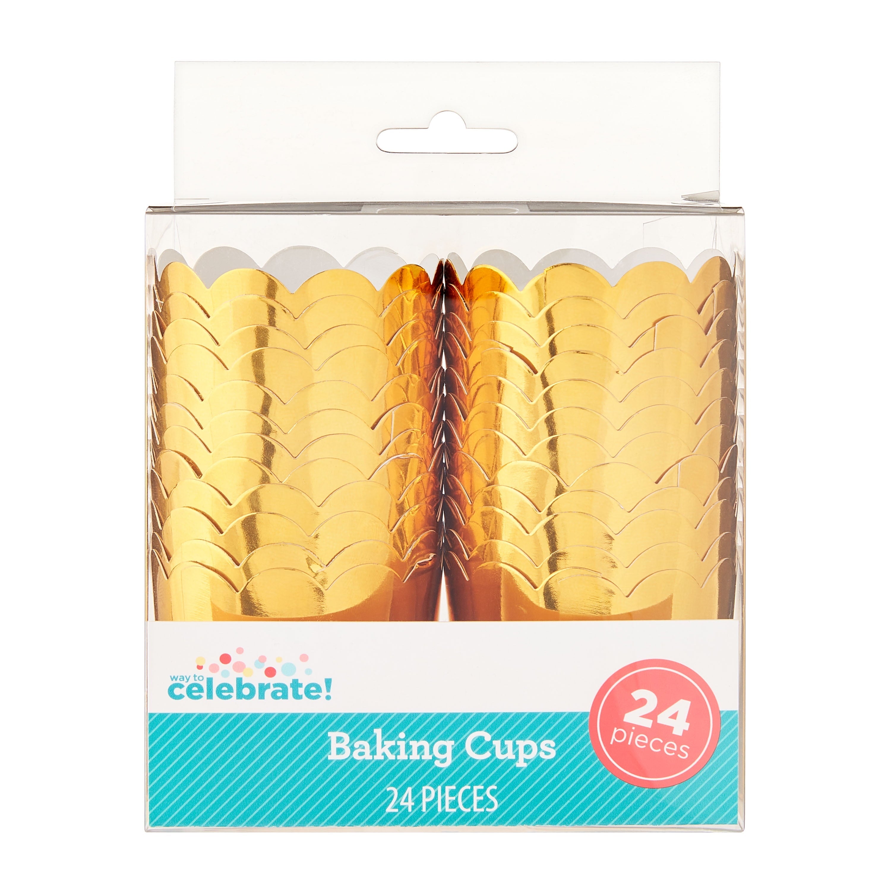 Gold Baking Cups, 24 Count, by Way To Celebrate