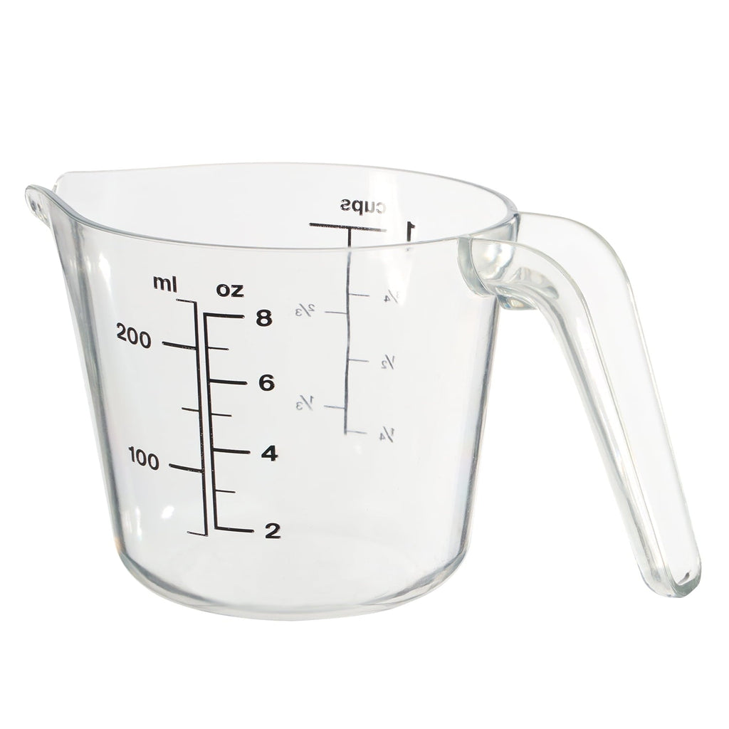 Mainstays 1 Cup Large Spout Plastic Measuring Cup, Clear - Image 3